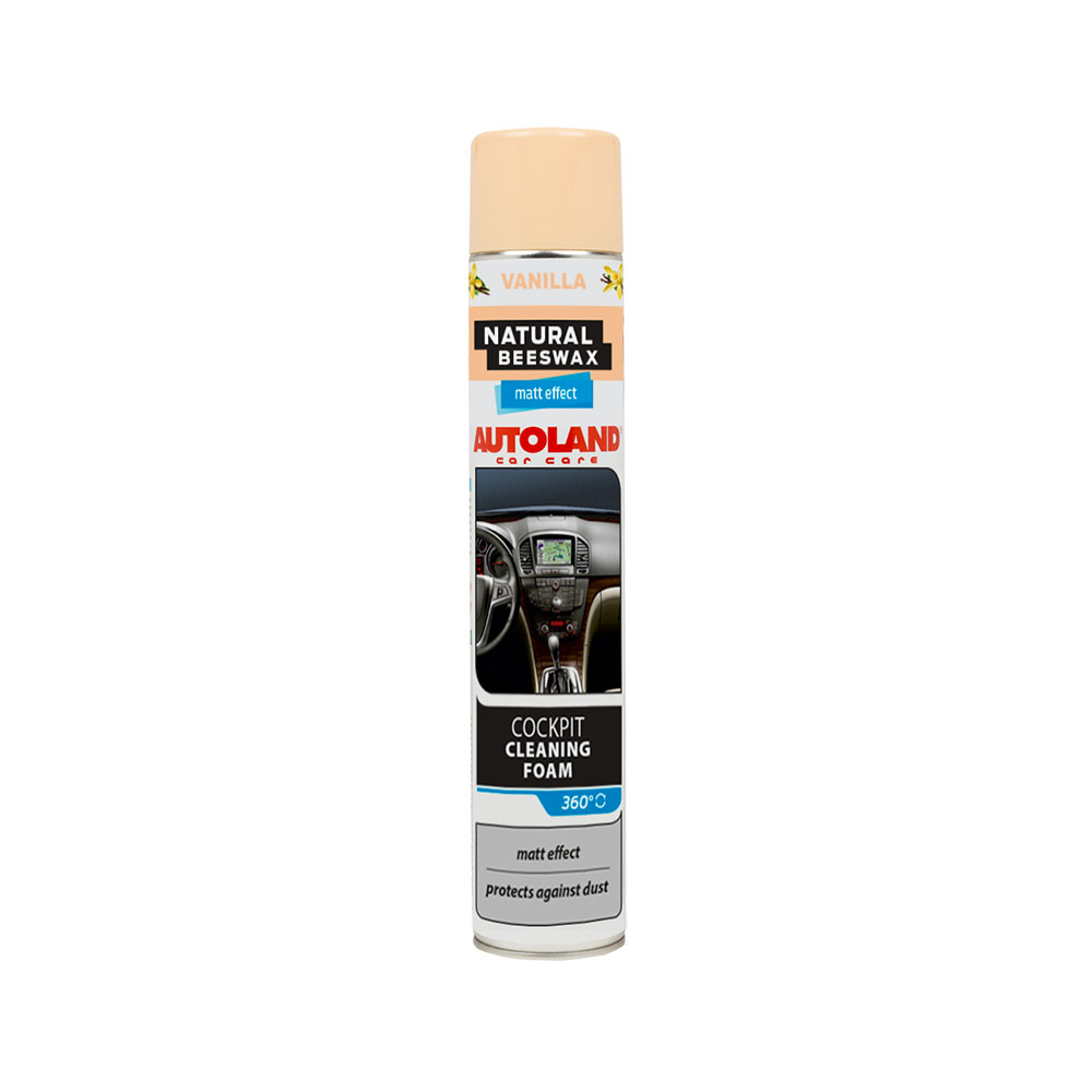 Καθαριστικό ταμπλό ματ Cockpit cleaner aerosol 750ml matt effect foam vanilla - € 8,9 Καθαριστικό ταμπλό ματ Cockpit cleaner aerosol 750ml matt effect foam vanilla