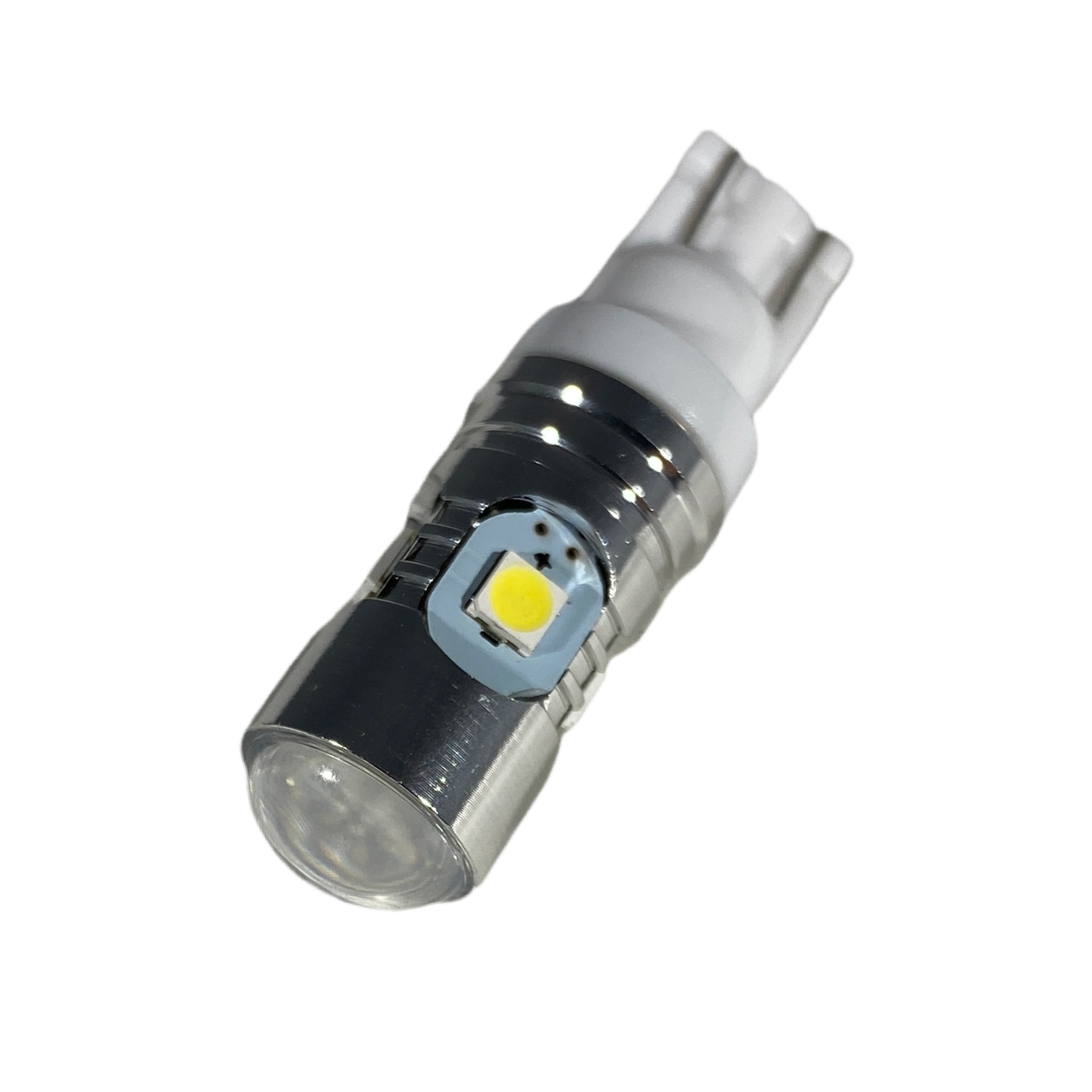 Led λάμπα T10 με 5 led 3030 και προτζέκτορα - 1τμχ. - € 9,9 Led λάμπα T10 με 5 led 3030 και προτζέκτορα - 1τμχ.