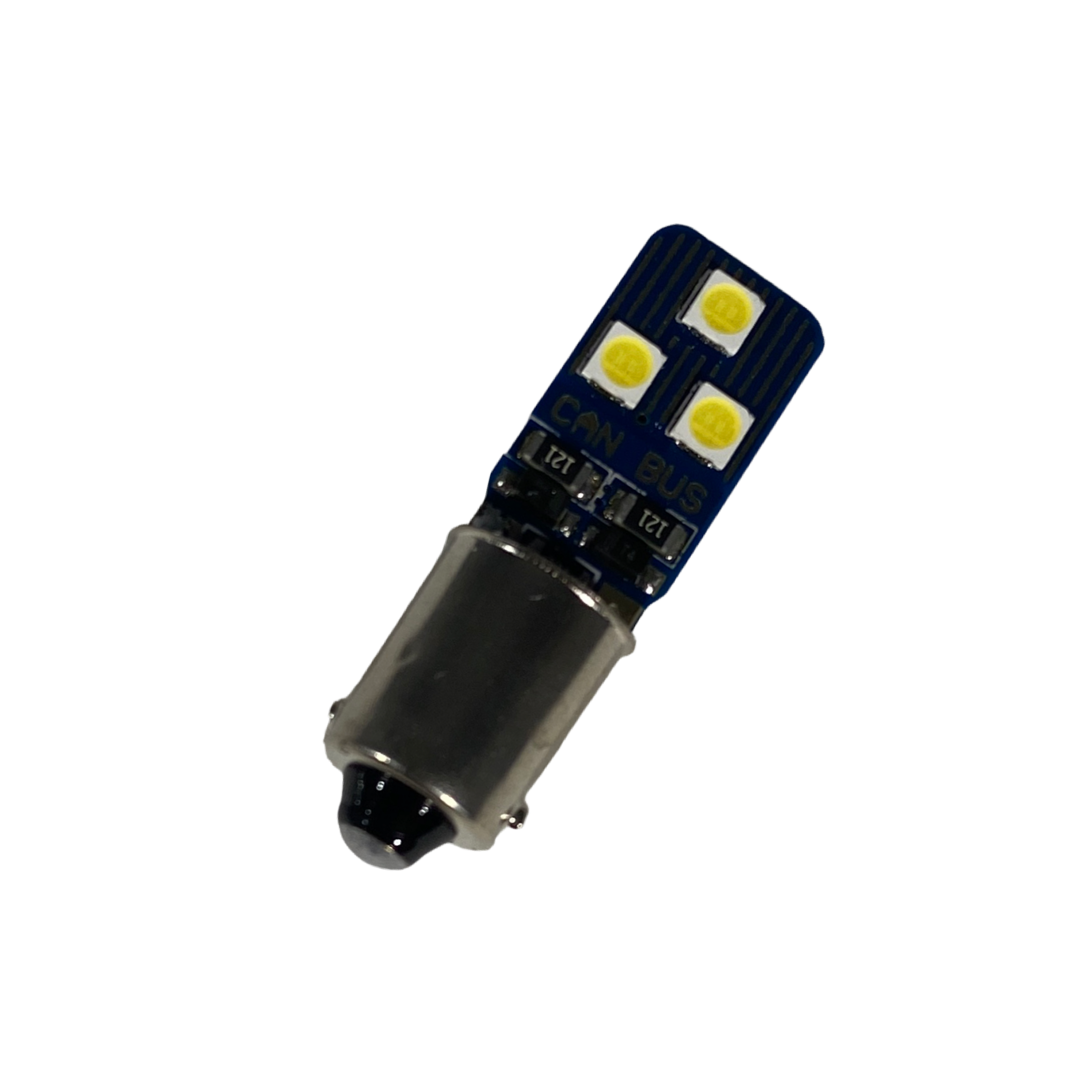 Led λάμπα BA9 με 6 led 3030 CANBUSε κ διαμέτρου αντίθετα- 1τμχ. - € 6,9 Led λάμπα BA9 με 6 led 3030 CANBUSε κ διαμέτρου αντίθετα- 1τμχ.