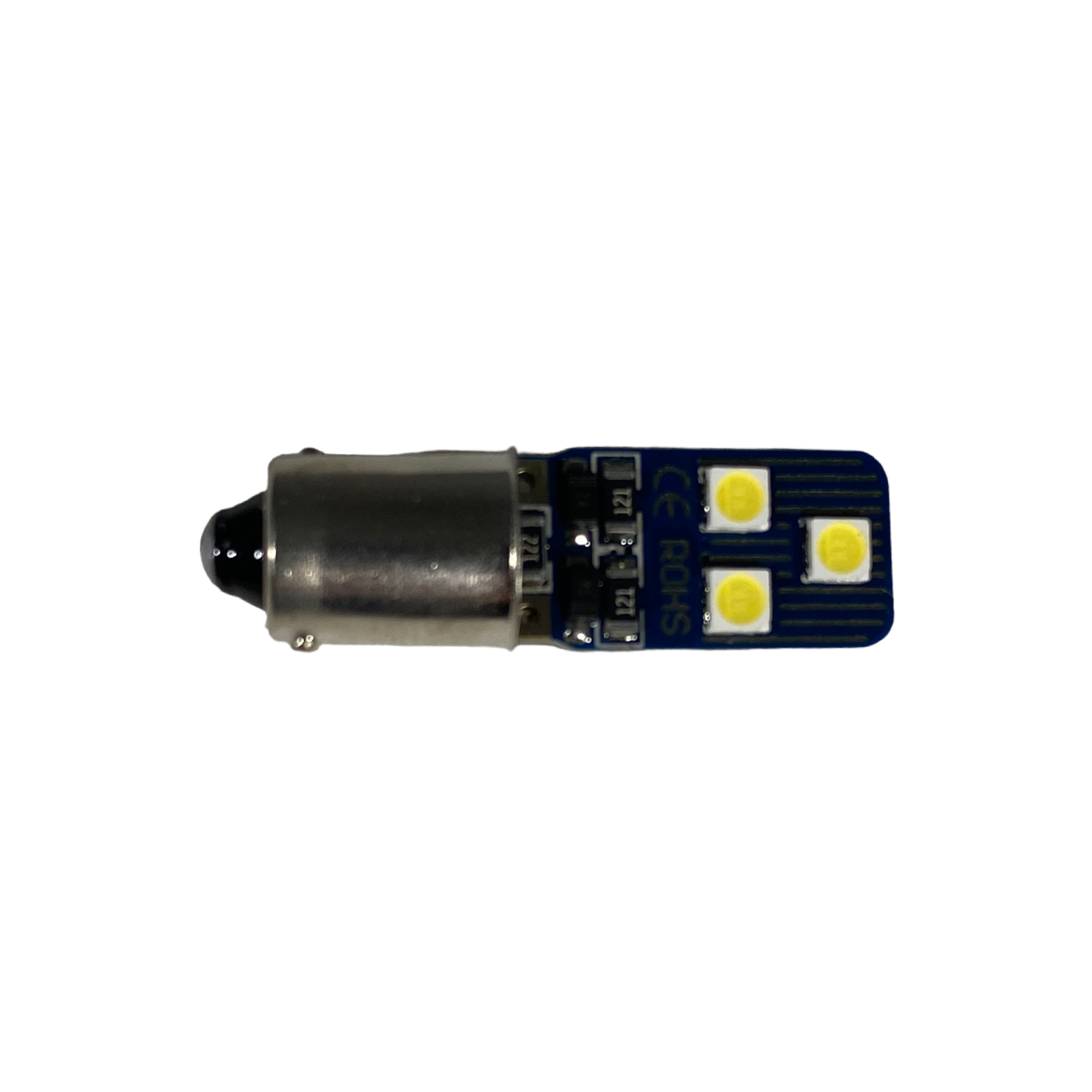 Led λάμπα BA9 με 6 led 3030 CANBUSε κ διαμέτρου αντίθετα- 1τμχ. - € 6,9 Led λάμπα BA9 με 6 led 3030 CANBUSε κ διαμέτρου αντίθετα- 1τμχ.