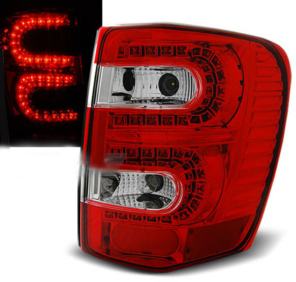 Πίσω φανάρια led Jeep Grand Cherokee (1999-2005) - chrome - σετ 2τμχ. - € 357,9 Πίσω φανάρια led Jeep Grand Cherokee (1999-2005) - chrome - σετ 2τμχ.