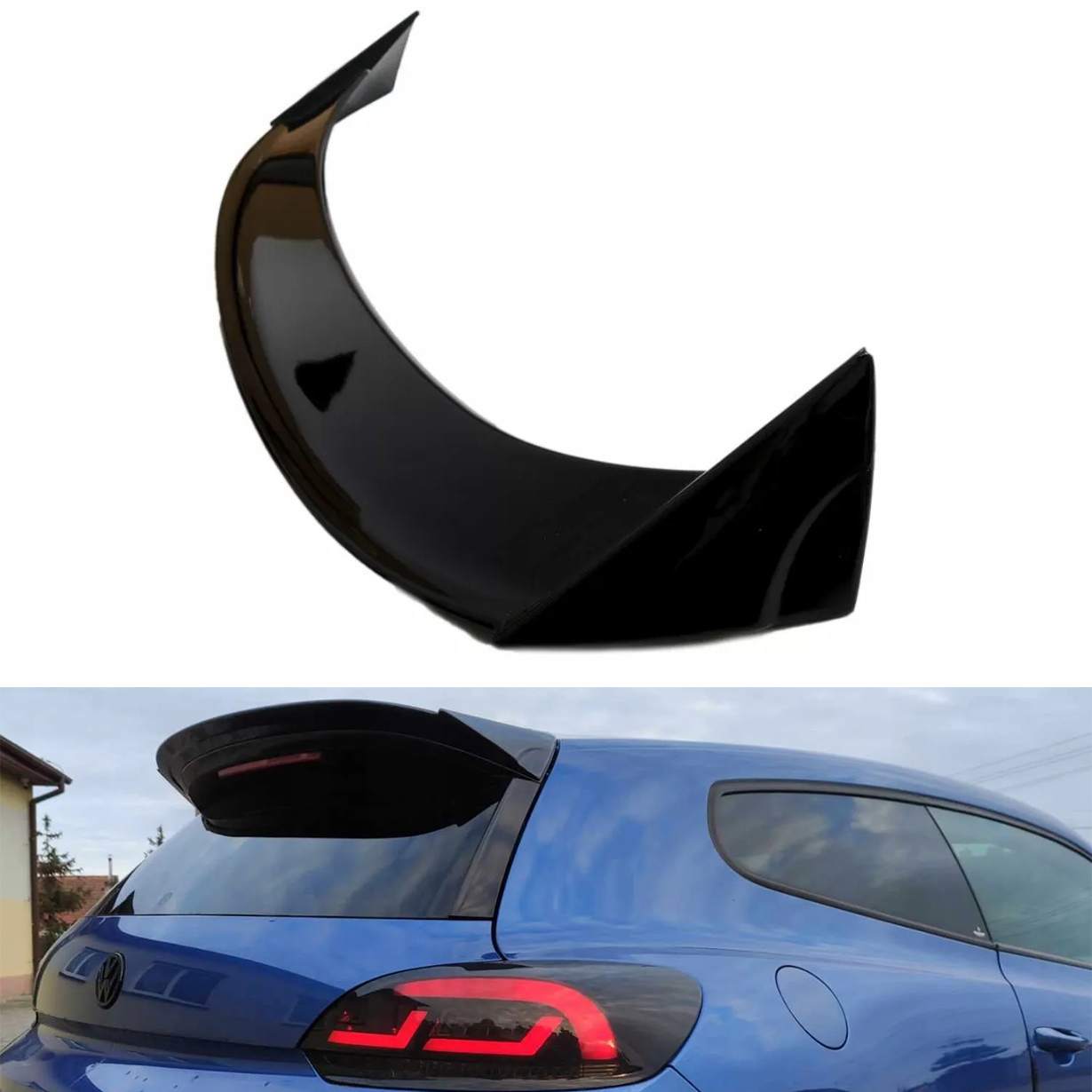 Αεροτομή οροφής Vw Scirocco (2008-2014)- μαύρη γυαλιστερή - € 125,9 Αεροτομή οροφής Vw Scirocco (2008-2014)- μαύρη γυαλιστερή