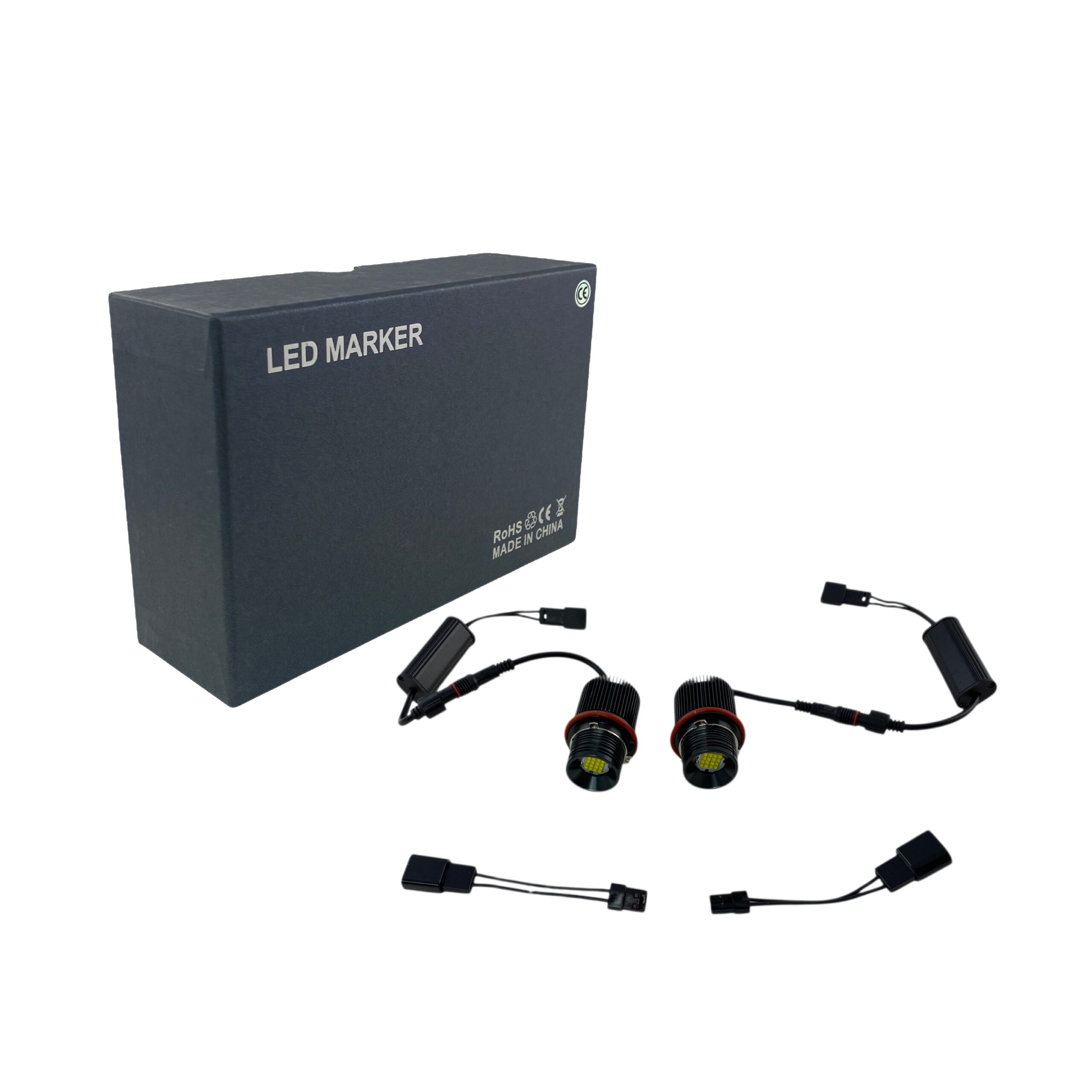 Angel eyes BMW E39 / E60 / E53 X5 / E65 / E87 / E63 160W led - λευκό χρώμα, 7000 lumen - 2τμχ. - € 59,9 Angel eyes BMW E39 / E60 / E53 X5 / E65 / E87 / E63 160W led - λευκό χρώμα, 7000 lumen - 2τμχ.