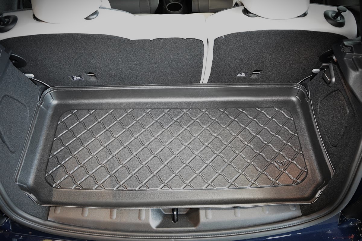 Πατάκι πορτ-μπαγκάζ Mini (F56) 3 door Hatchback 3d (2014-2024) upper boot (height adjustable boot floor in upper position flat loading threshold from tailagate to back seats) - 1τμχ. - € 55,9 Πατάκι πορτ-μπαγκάζ Mini (F56) 3 door Hatchback 3d (2014-2024) upper boot (height adjustable boot floor in upper position flat loading threshold from tailagate to back seats) - 1τμχ.