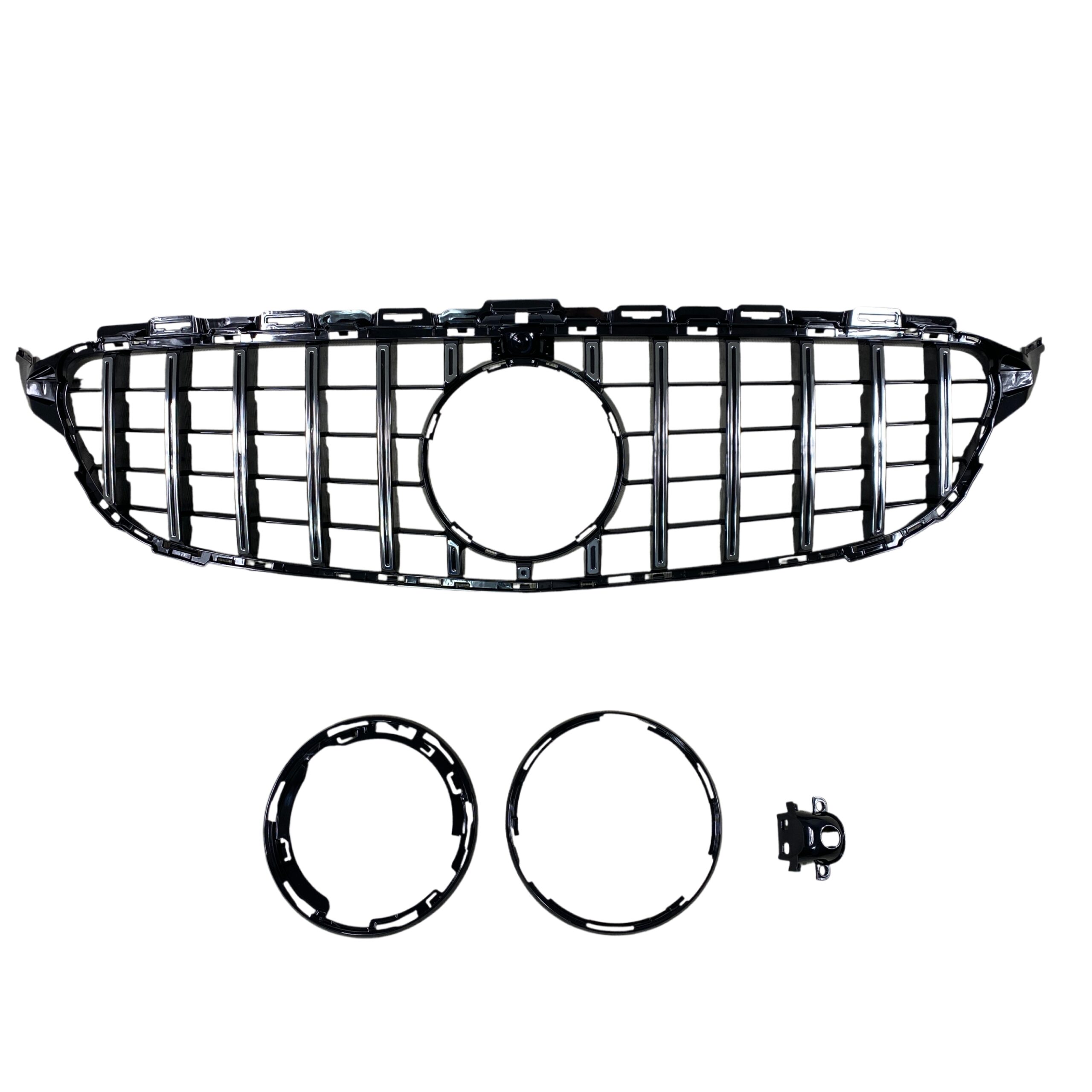 Μάσκα Mercedes W205 C-class (2014-2021) chrome/black - GT - € 132,9 Μάσκα Mercedes W205 C-class (2014-2021) chrome/black - GT