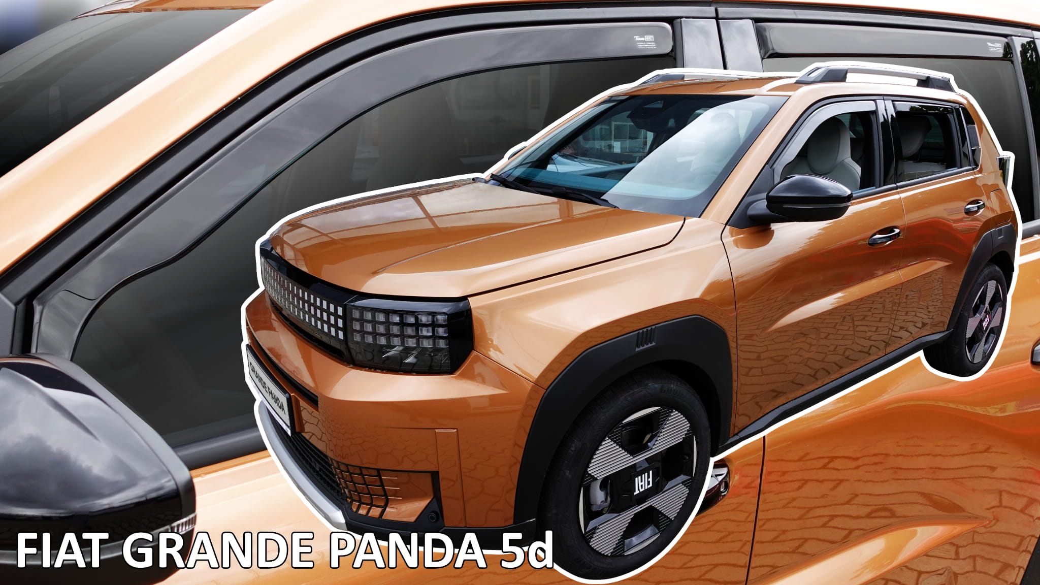 Ανεμοθραύστες Fiat Grande Panda / Electric / Hybrid (2025+) - 4τμχ. εμπρός και πίσω, Heko - € 79,9 Ανεμοθραύστες Fiat Grande Panda / Electric / Hybrid (2025+) - 4τμχ. εμπρός και πίσω, Heko