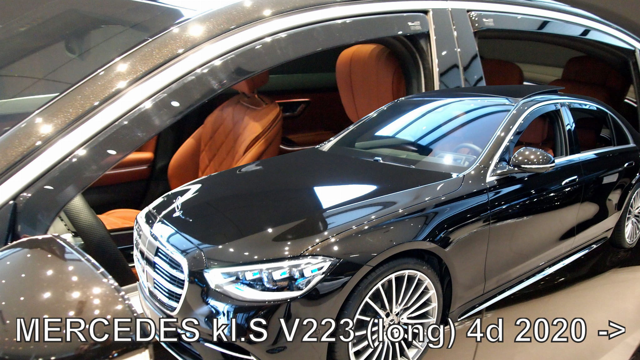 Ανεμοθραύστες Mercedes S-Class V223 (2020+) sedan long - 4τμχ. εμπρός και πίσω, Heko - € 79,9 Ανεμοθραύστες Mercedes S-Class V223 (2020+) sedan long - 4τμχ. εμπρός και πίσω, Heko