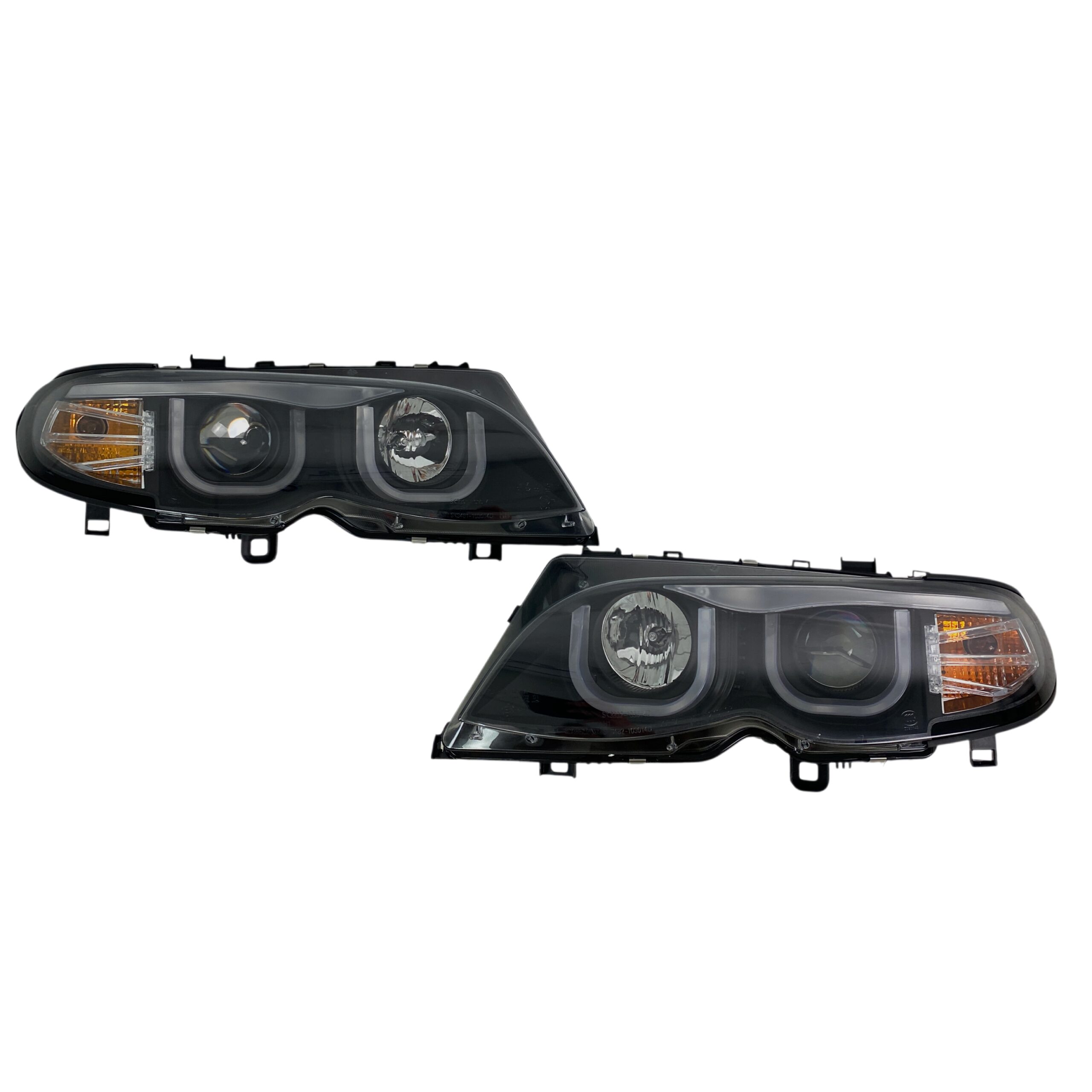 Φανάρια εμπρός BMW E46 (2001-2005) με 3D angel eyes sedan,combi - € 804,9 Φανάρια εμπρός BMW E46 (2001-2005) με 3D angel eyes sedan,combi