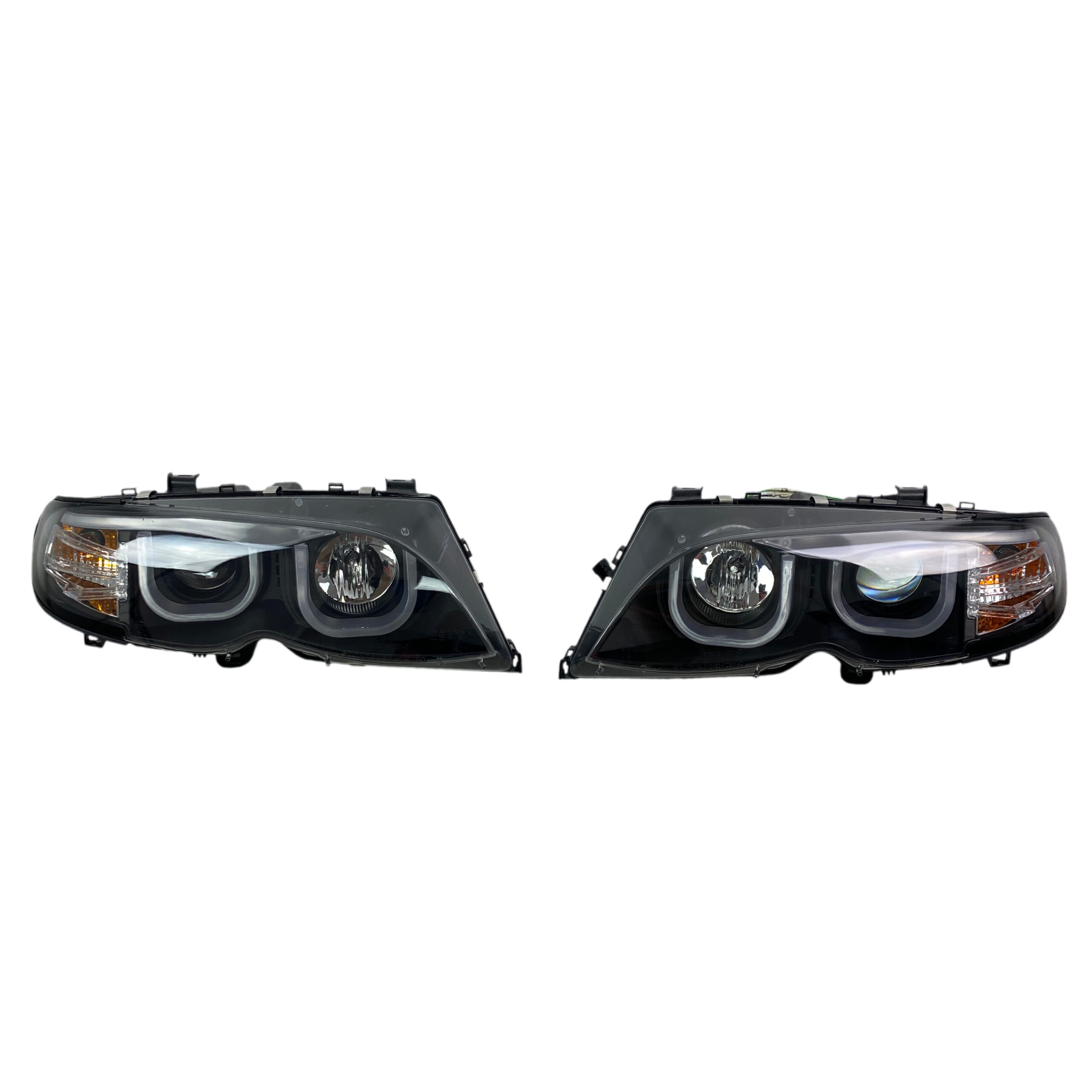 Φανάρια εμπρός BMW E46 (2001-2005) με 3D angel eyes sedan,combi - € 804,9 Φανάρια εμπρός BMW E46 (2001-2005) με 3D angel eyes sedan,combi