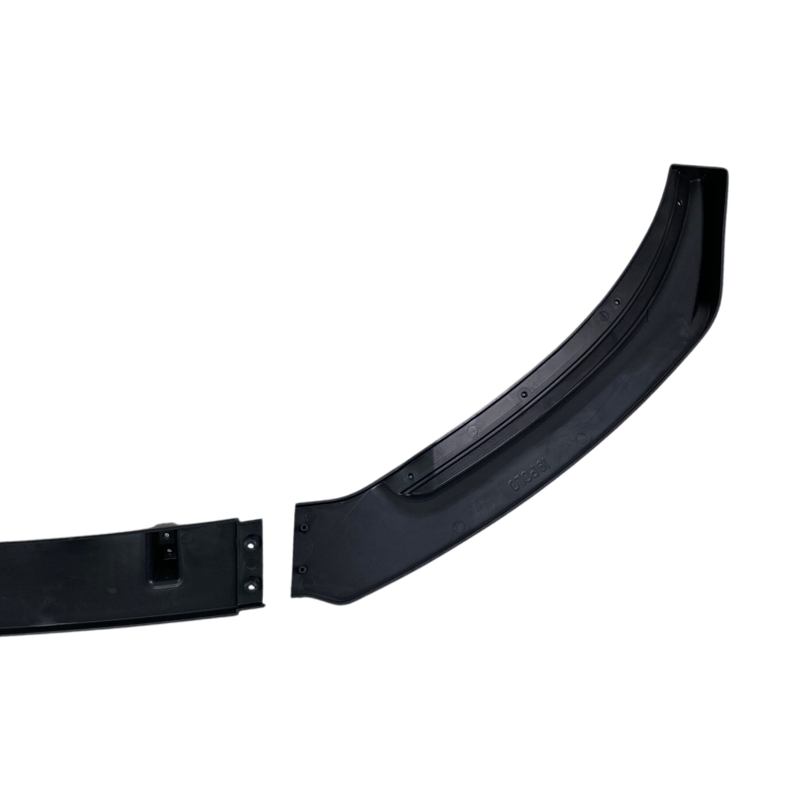 Spoiler προφυλακτήρα Vw Polo (2019+) - μαύρο γυαλιστερό - € 110,9 Spoiler προφυλακτήρα Vw Polo (2019+) - μαύρο γυαλιστερό