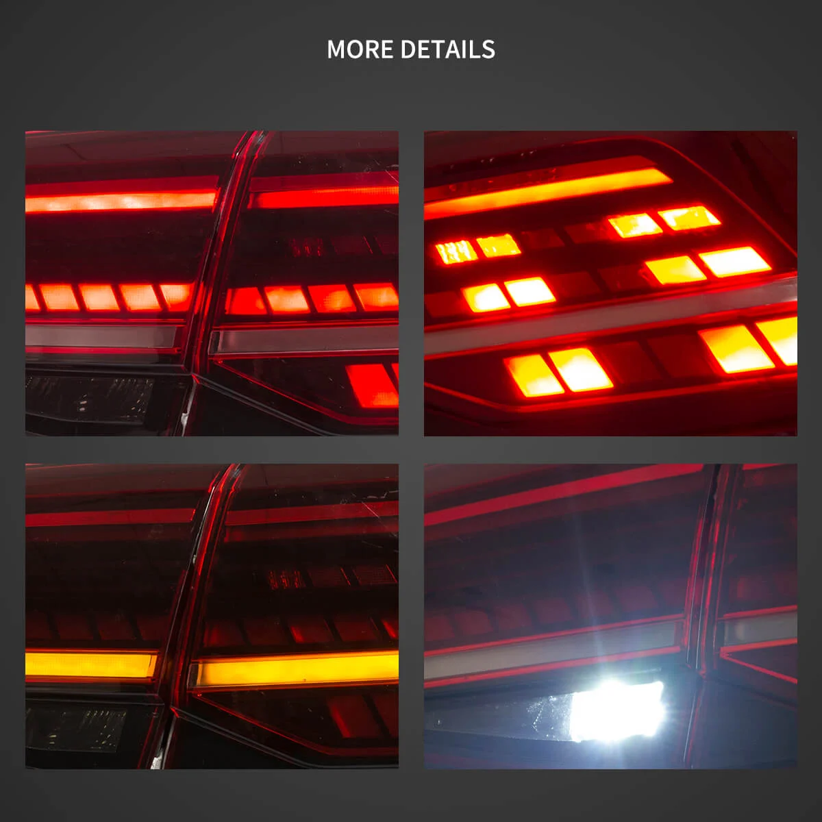 Πίσω φανάρια led Vw Golf 7 / 7.5 GTI / R design (2014-2021) με τρέχουμενο φλας, κόκκινα - σετ 2τμχ. - € 386,9 Πίσω φανάρια led Vw Golf 7 / 7.5 GTI / R design (2014-2021) με τρέχουμενο φλας, κόκκινα - σετ 2τμχ.