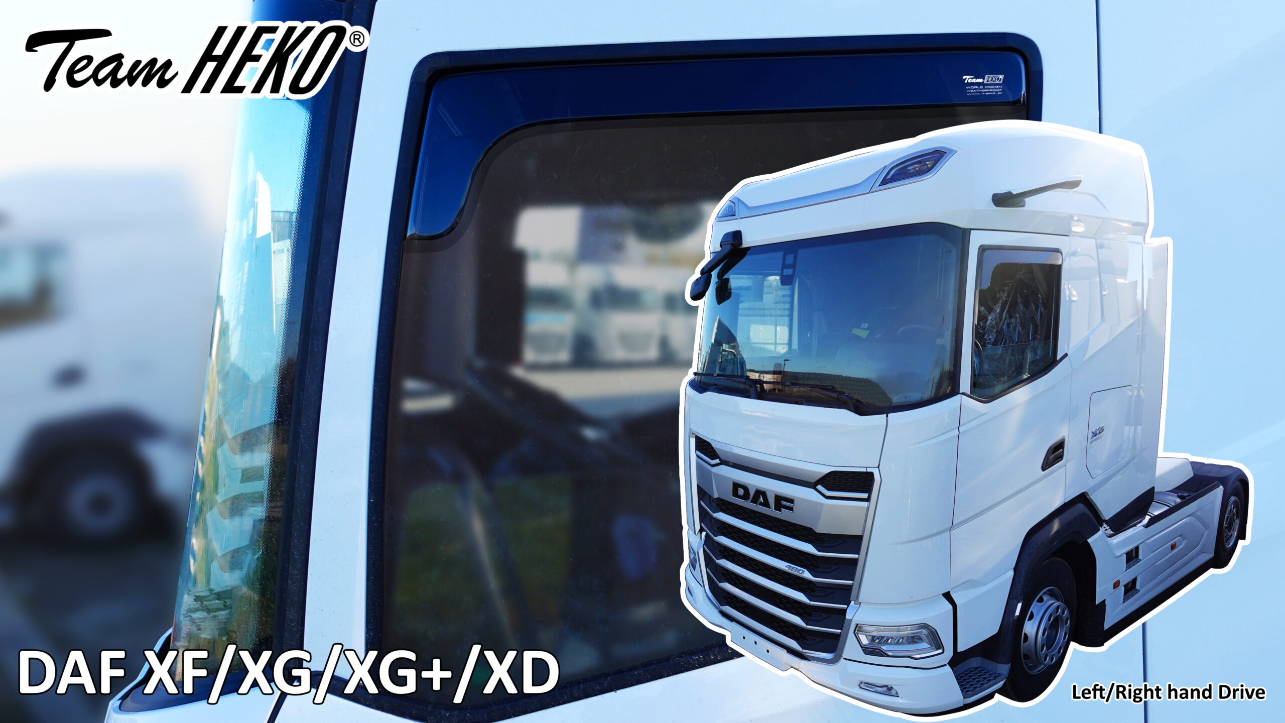 Ανεμοθραύστες DAF XF/XG/XG+ (2021+) / XD (2024+) με κάμερα - 2τμχ. εμπρός, Heko - € 115,9 Ανεμοθραύστες DAF XF/XG/XG+ (2021+) / XD (2024+) με κάμερα - 2τμχ. εμπρός, Heko