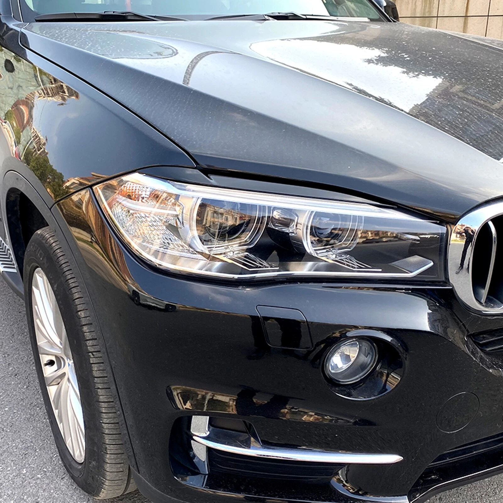 Φρυδάκια φαναριών BMW X5 F15 (2014-2018) - μαύρα γυαλιστερά - € 63,9 Φρυδάκια φαναριών BMW X5 F15 (2014-2018) - μαύρα γυαλιστερά