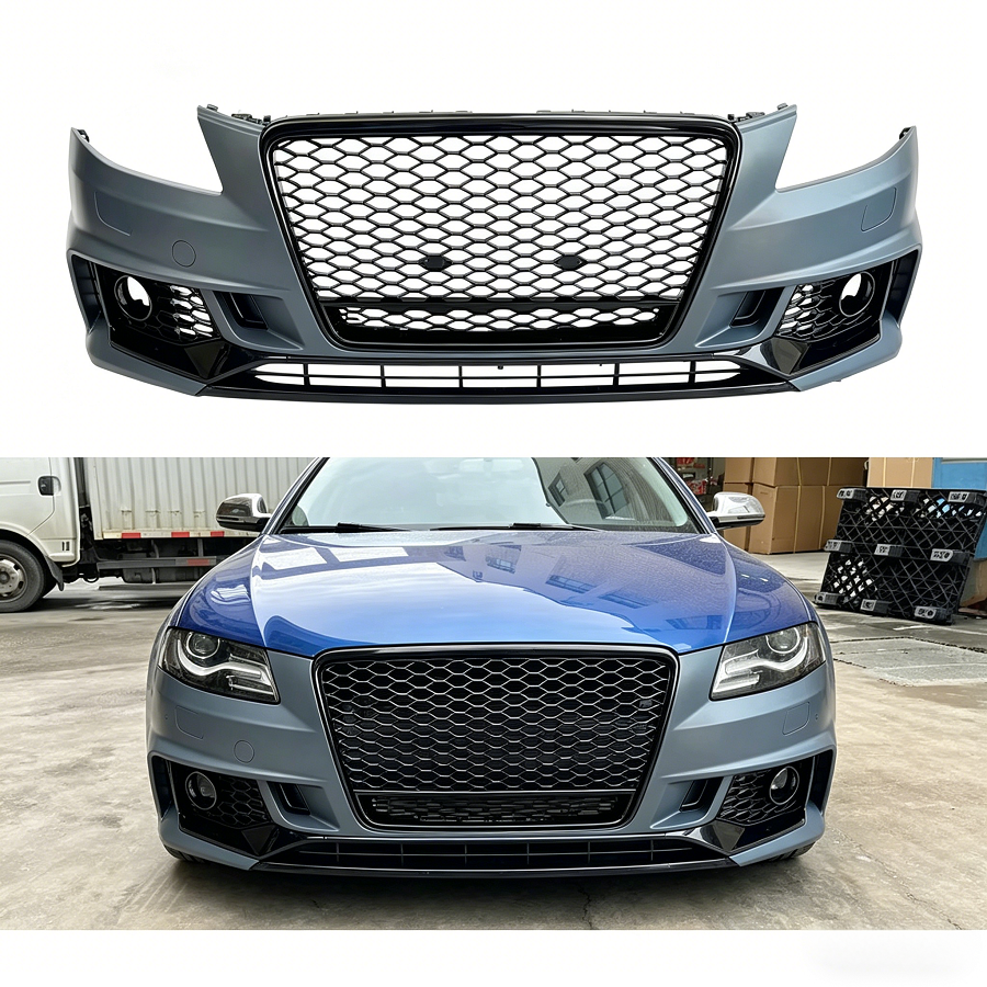 Προφυλακτήρας εμπρός Audi A4 B8 (2008-2012) μετατροπή σε Audi RS4 (2016-2019) - με ανοίγματα για parktronic - € 700,9 Προφυλακτήρας εμπρός Audi A4 B8 (2008-2012) μετατροπή σε Audi RS4 (2016-2019) - με ανοίγματα για parktronic